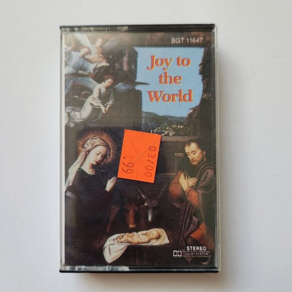 Joy To The World Cassette Tape Christmas Songs 1989 CBS Records - Picture 1 of 5